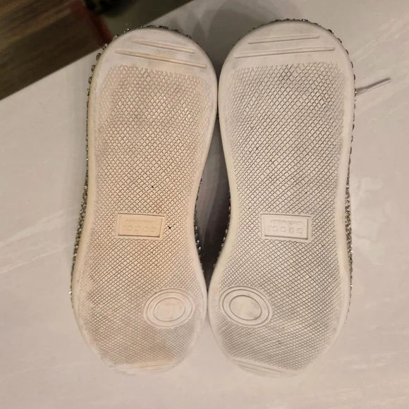 Gucci Women’s Ace Embellished Crystal White Sneakers 37 - Picture 9 of 9